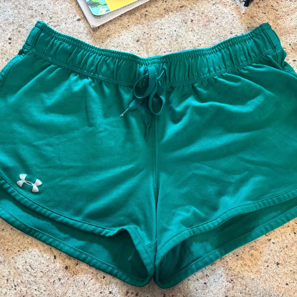 Under Armour Women's Teal Athletic Shorts